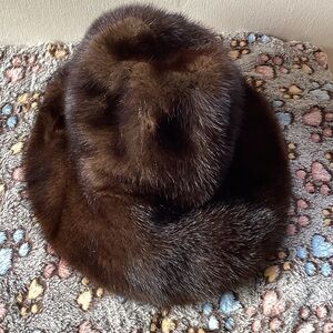 Luxurious Brown mink hat